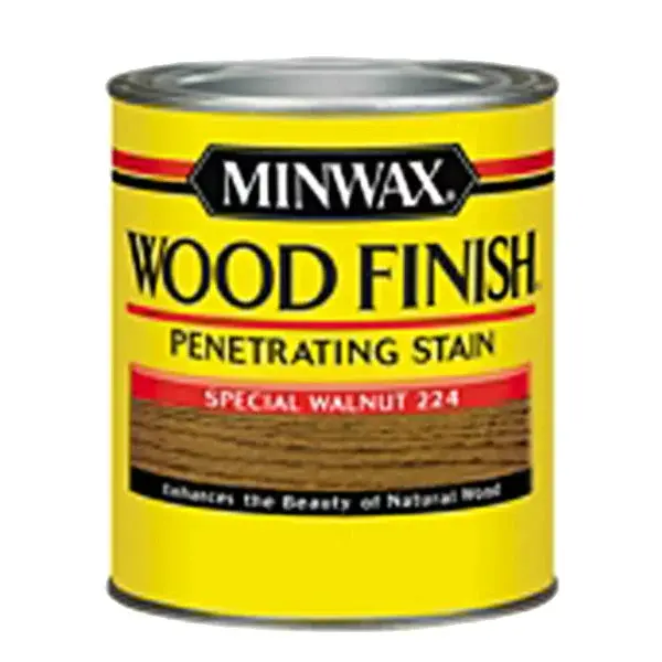 [027426222403] MINWAX WOOD FINISH PENETRATING STAIN SPECIAL WALNUT 224 1/2PT - 222404444