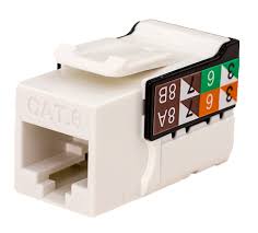 [845643015017] MODULAR DATA JACK CAT-6 WHITE 352-V2721/WH