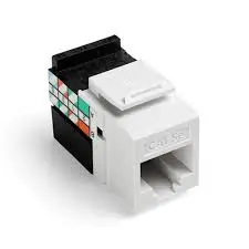 [845643014904] MODULAR JACK RJ45 CAT-5E WHITE WP3450-WH/122-5G108-RW5