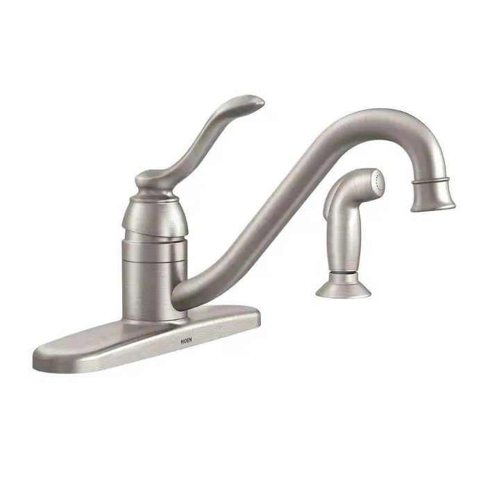 [026508220320] MOEN BANBURY KITCHEN FAUCET STAINLESS FINISH - 876905RS
