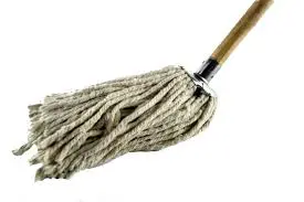 [7506240636977] MOP COTTON WITH HANDLE WOOD TR MECH-350