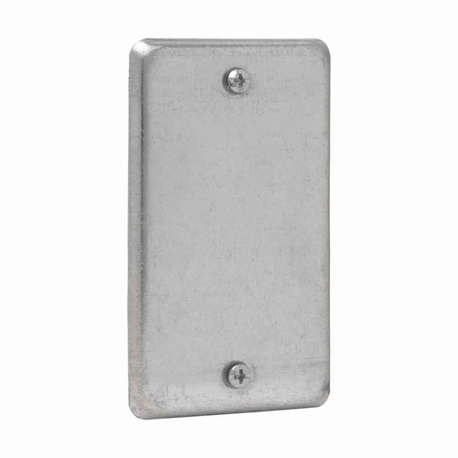 [835243000698] Metal Blank cover rectangular 10001 - TP608