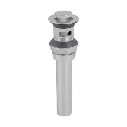 [7453038448765] Metal Coin Drain Chrome Finish A367-PL222