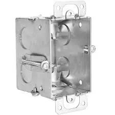 [837654073131] Metal Gangable Box 1/2" KO 2-1/2" deep TP214/GB-AR501