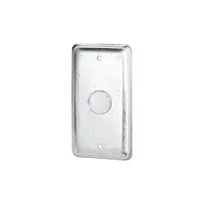 [751338819436] RECTANGULAR LAMPHOLDER 1-GANG RASIED WEATHERPROOF COVER GRAY 2-7/8