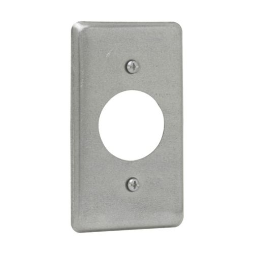 [078477200737] Metal Single Outlet Cover TP612