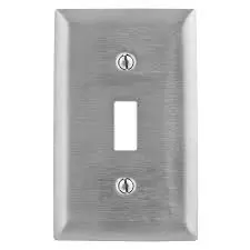 [032664155616] Standard Metal Switch Cover 1-Gang (#618) V253/SS1