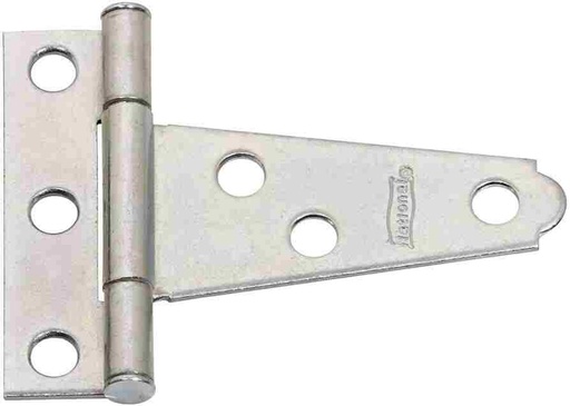 [038613128576] NATIONAL 4" LT TEE HINGE 284BC-ZN N128-579