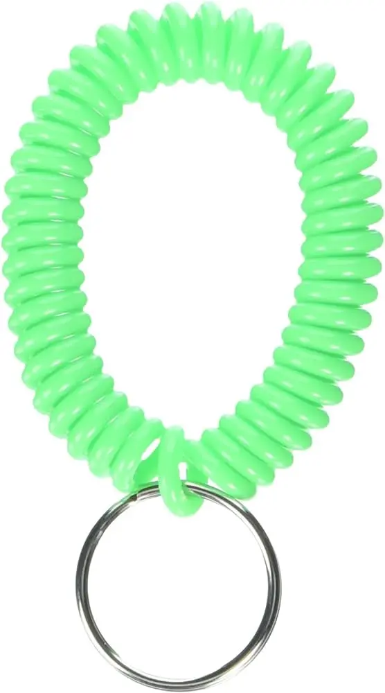 [029069751340] NEON COILED KEY RING HY-KO - KC151