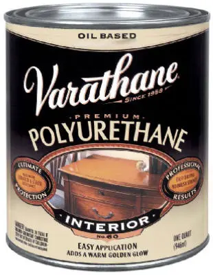 [026748009143] NEW VARATHANE 9141H STAIN INTERIOR OIL BASE PREMIUM POLYURETHANE QUART - 9141