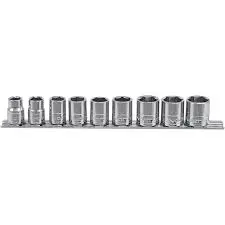 [099575556128] NORTHERN INDUSTRIAL - 3/8" DRIVE HEX BIT SOCKET SET - 6 PC -S.A.E.