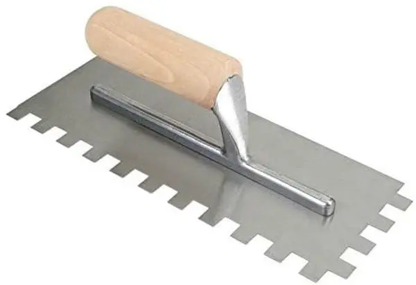 [638110008991] NOTCH TROWEL SQ 1/2 X 1/2 X 11" X 5" - BRBTR1212
