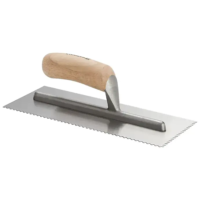 [638110123670] NOTCH TROWEL SQ 1/4 X 1/4 X 11" X 5" - BRBTR1414
