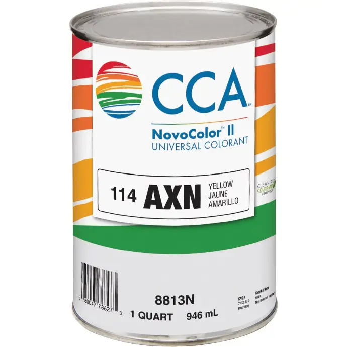 [080047786273] NOVOCOLOR II COLORANT ZERO AXN YELLOW QUART - 076.008813N.005