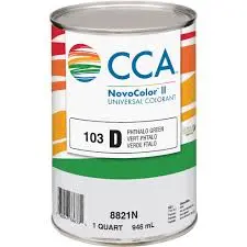 [080047786334] NOVOCOLOR II COLORANT ZERO D PHTHALO GREEN QUART - 076.008821N.005