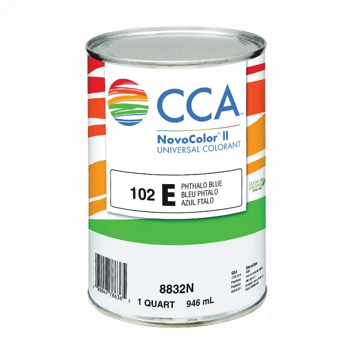 [080047786365] NOVOCOLOR II COLORANT ZERO E PHTHALO BLUE QUART - 076.008832N.005