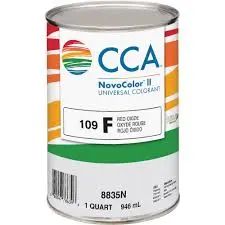 [080047786396] NOVOCOLOR II COLORANT ZERO F RED OXIDE QUART - 076.008835N.005
