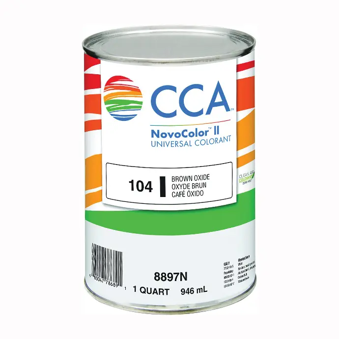 [080047786891] NOVOCOLOR II COLORANT ZERO I BROWN OXIDE QUART - 076.008897N.005