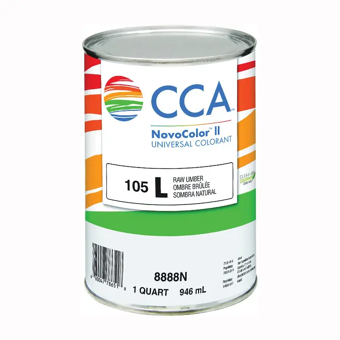 [080047786518] NOVOCOLOR II COLORANT ZERO L RAW UMBER QUART - 076.008888N.005