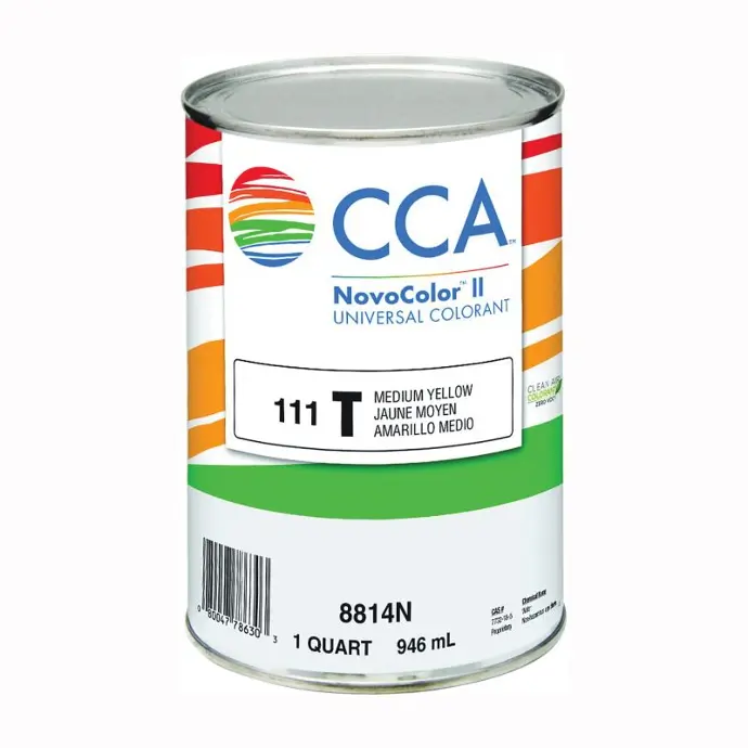[080047786303] NOVOCOLOR II COLORANT ZERO T MED YELLO QUART - 076.008814N.005