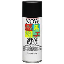 [075577212132] NOW 21213 GLOSS BLACK SPRAY PAINT - 121213 