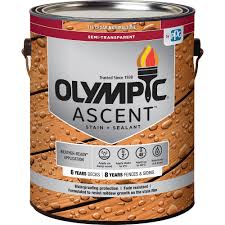 [715195750417] OLYMPIC STAIN+SEALANT REDWOOD NATIRALTONE TRANSPARENT 57504A 