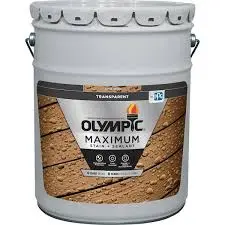 [715195750455] OLYMPIC STAIN & SEALER TREDWOOD MAXIMUM NATURAL TONE TRANSPARENT  EXT STAIN 5GAL - 57504A-05