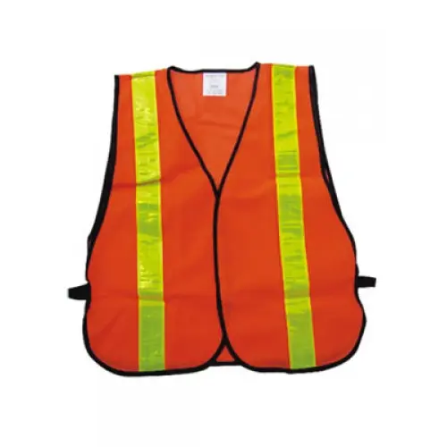 [638110094734] ORANGE/YELLOW SAFETY VEST - BRLH007