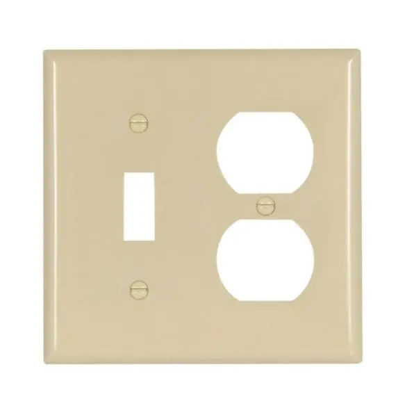 [032664315701] OUTLET AND SWITCH COVER IVORY - 2138V