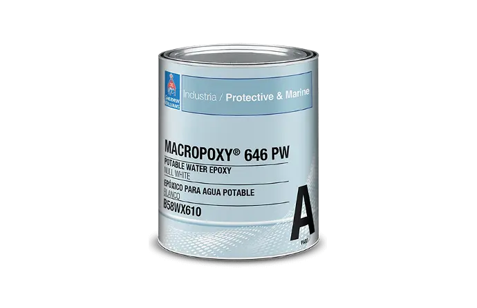 [035777581452] PART A - MACROPOXY 646-PW POTABLE WATER EPOXY 1GAL COLOR MILL WHITE - WSB58WX0610