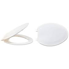 [091712659037] PLASTIC TOILET SEAT ELONGATED WHITE - 65903C