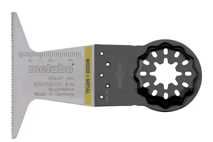 [4007430329042] PLUNGE SAW BLADE WOOD + METAL BIM 65MM METABO - 626955000