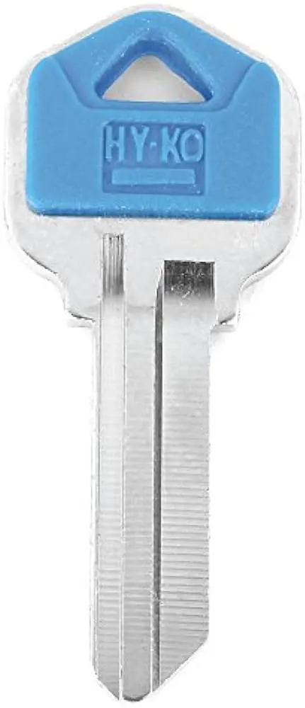 [029069736217] POLICE BADGE HOUSE KEY BLANK SINGLE SIDED KWIKSET LOCK HY-KO - KW1/10/11 