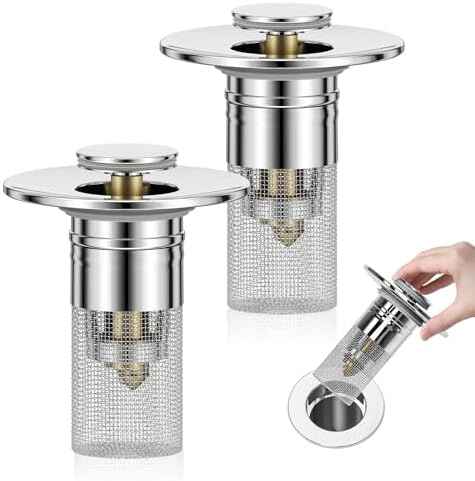 [TDSMC52SST ] POP-UP STRAINER PLUG STAINLESS STEEL W/OVERFLOW - TDSMC52-SST