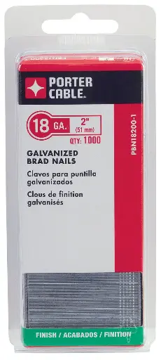 [039404117243] PORTA CABLE - 18 GA 2" GALVANIZED BRAD NAIL BOX