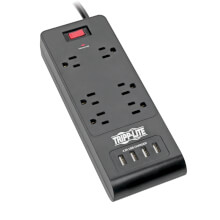 [014759046103] PORTABLE USB OUTLET CHARGER 120V BLACK - 706-4660