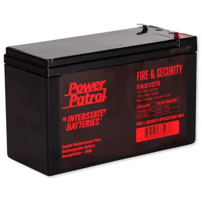 [656489335937] POWER PATROL BATTERY FOR GATE OPENER - FAS1075