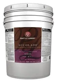 [035777575437] PRATT& LAMBERT ACCOLADE EXTERIOR LATEX SEMI-GLOSS NEUTRAL BASE 5 GAL - 0000Z4983-20