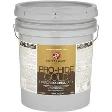 [0744815859155] PRATT& LAMBERT PRO-HIDE GOLD EXTERIOR LATEX PAINT EGGSHELL BASE 1/ WHITE 5 GAL - 0000Z8591-20