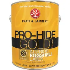 [035777168431] PRATT& LAMBERT PRO-HIDE GOLD ULTRA INTERIOR LATEX PAINT EGGSHEEL BR...