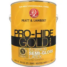 [035777167991] PRATT& LAMBERT PRO-HIDE GOLD ULTRA INTERIOR LATEX SEMI-GLOSS NEUTRAL BASE 1 GAL - 0000Z8383-16