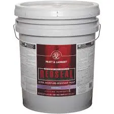 [035777402801] PRATT& LAMBERT REDSEAL ACRYLIC EXTERIOR LATEX EGGSHELL PAINT BASE 1 WHITE 5 GAL - 0000Z1891-20