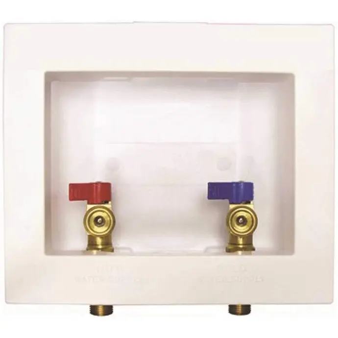 [076335531281] PROPLUS WASHER OUTLET BOX WITH VALVES