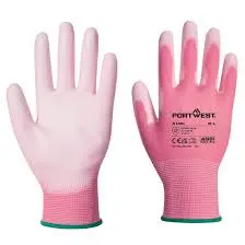 [5036108246281] PU PALM GLOVE PINK LARGE PORTWEST - A120P9RL