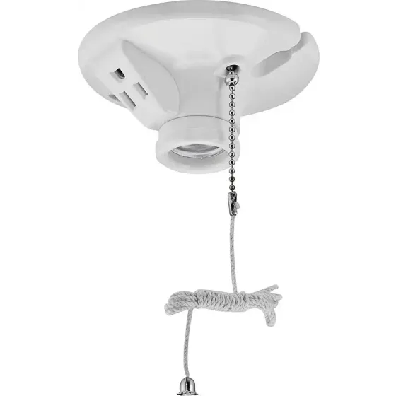 [032664282805] PULLCORD CEILING LAMPHOLDER