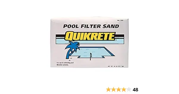 [039645115350] QUICKRETE GRAIN POOL FILTER SILICA SAND 50LB