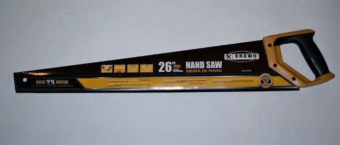 [638110141742 ] R 26" TURBO CUT HAND SAW BROWN USA - BRSW326