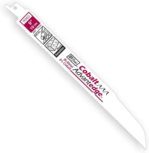 [28636] R960C 9" 10T BI-METAL RECIP SAW BLADE IVY - 28636