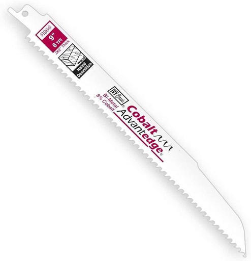 [28634] R966C 9" 6T BI-METAL RECIP SAW BLADE IVY - 28634