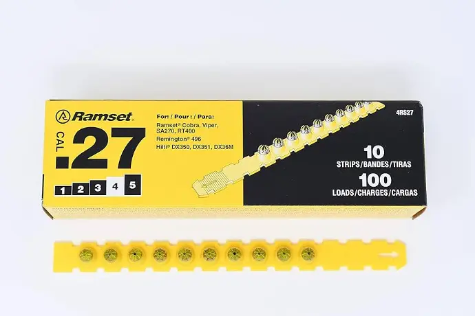 [662520006674] RAMSET 4RS27 #4 YELLOW 27 CAL STRIP LOADS - 4RS27